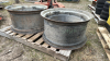Pair of 15x28 Rims off a CIH Magnum (10 Bolt) - 4