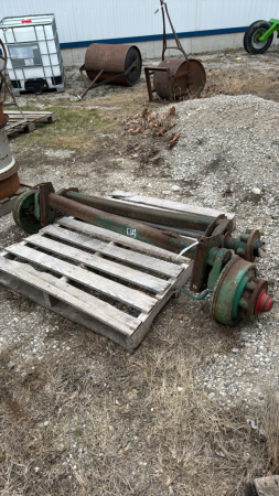 (2) Heavy 40in Wide Trailer Axles