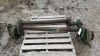 (2) Heavy 40in Wide Trailer Axles - 2