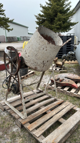 Cement Mixer with Motor