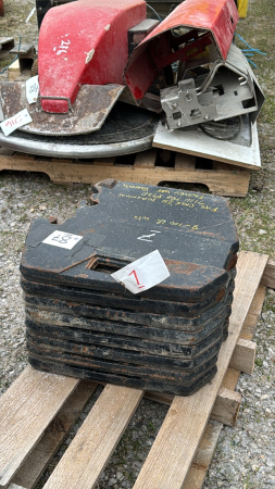 (8) x 100LB Weights Fit Case IH Magnum 7110 to 8920