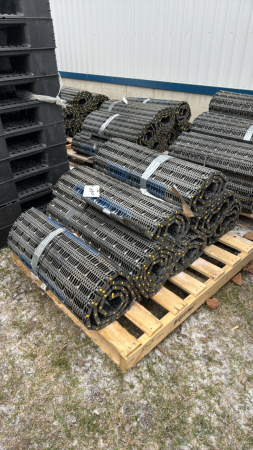 Skid of 30in Plastic Conveyor Belt