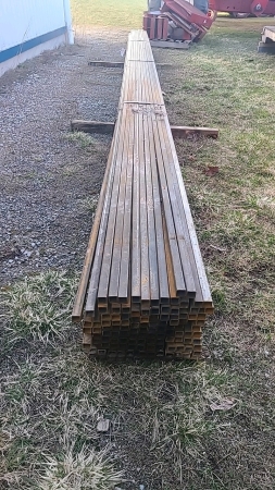 Bundle of 24ft x 1in x 1in Square Tubing
