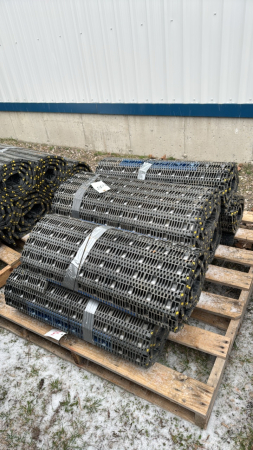 Skid of 30in Plastic Conveyor Belt