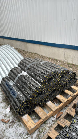 Skid of 30in Plastic Conveyor Belt