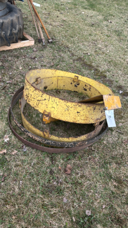Lot of Steel Spacers and Gravity Bin Chute