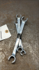 Toolex 3 Pc SAE Double Ended Flare Nut Wrench Set - 2