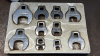 10Pc 3/8in Drive SAE Crowfoot Wrench Set - 2