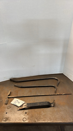 3 Pry Bars and Paint Mixer
