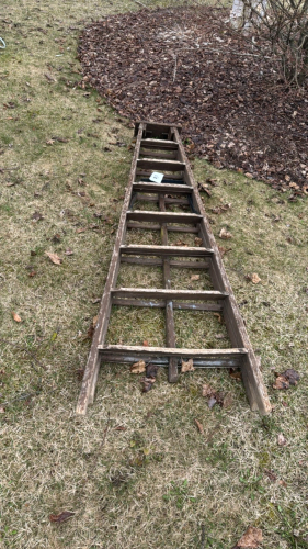 8ft Wooden Step Ladder