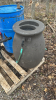 Poly Fertilizer Spreader, Rain Barrel, Blue Poly Barrel - 6