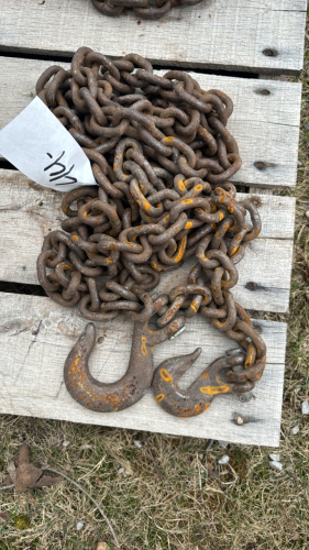 17ft logging chain with hooks