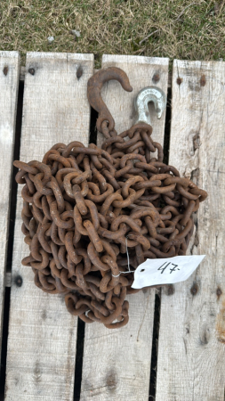 40ft logging chain with hooks