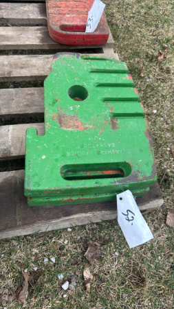 Pair of Blanchard Foundry Suitcase Weights