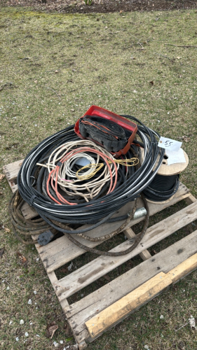 Skid of Assorted Wire and Cable