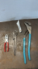 3 sets of Pliers