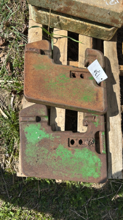 Pair of 45kg Suitcase Weights
