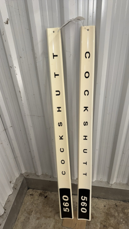Pair of Cockshutt 560 Side Emblems