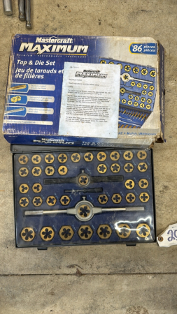 Mastercraft 86pc Tap and Die Set