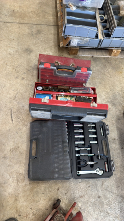 Toolboxes and Socket Set