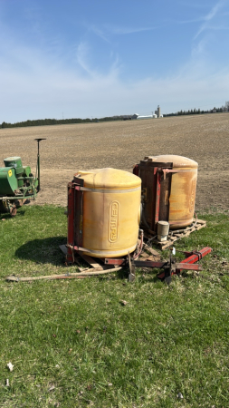 Pair of Century Saddle Tanks with Frames