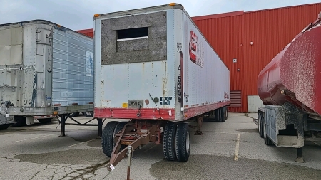 Utility 53ft Tandem Van Trailer w/Joe Dog