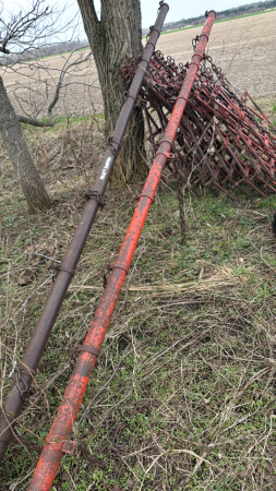 10-Sections Diamond Harrow and Poles