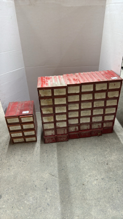 Plastic Drawer Unit w/Large Qty of Hardware