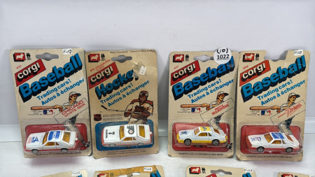 (10) Corgi Baseball & Hockey Trading Cars