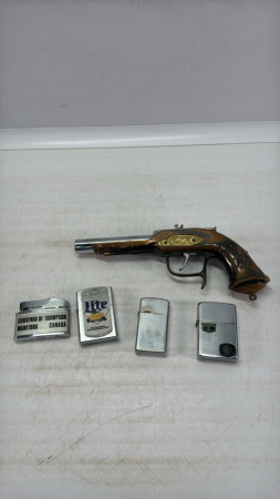 (5) Assorted Cigarette Lighters