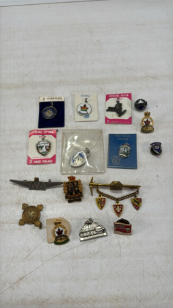 Quantity of Metal Lapel Pins
