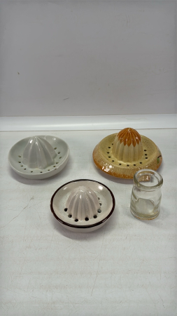 (3) Juicers & Single Serving Cream Bottle