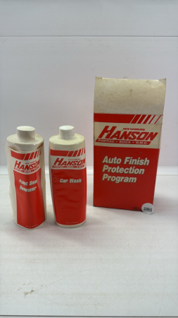 Hanson Auto Finish Protection Program Set