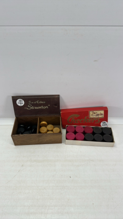 Set of Crokinole & Checker Buttons