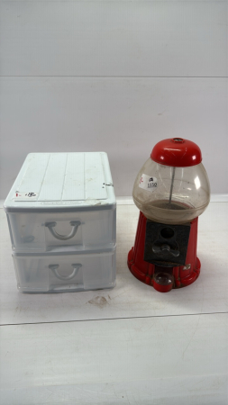 11in Gumball Machine & 7in Wide Plastic Unit
