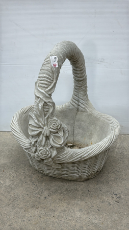Concrete Garden Basket