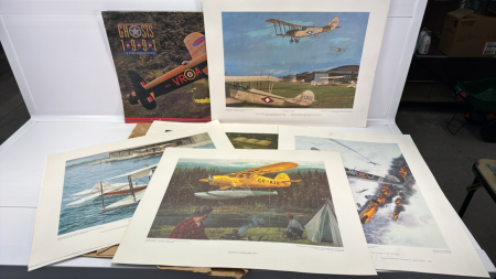 (15) Aviation Prints By R.W. Bradford