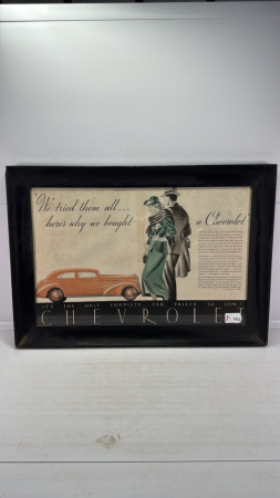 1937 Chev Newspaper Ad