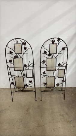 (2) Matching Garden Art Stands