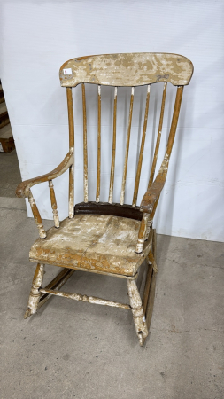 Partially Stripped Boston Rocker