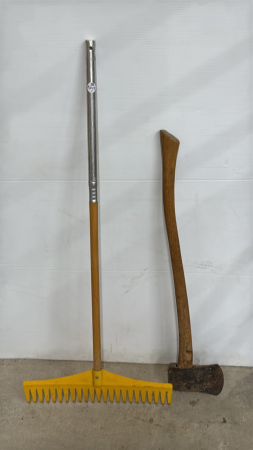 Axe & Light Metal Rake