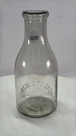 Berlin City Dairy Embossed Quart