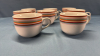 (8) Microwave & Dishwasher Safe Coffee Cups - 2