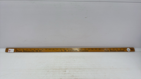 L.W. Perkin Blackcreek Cheese yardstick