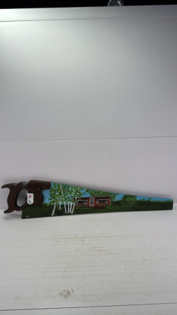 Painted Hand Saw