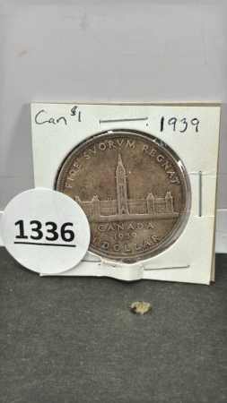 Canadian 1939 Silver Dollar