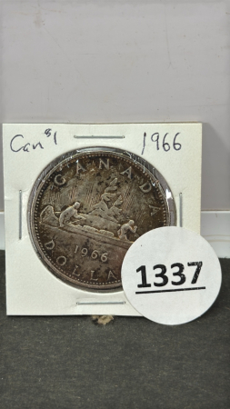 Canadian 1966 Silver Dollar