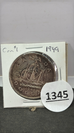 Canadian 1949 Silver Dollar