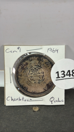 Canada 1964 Charlottetown Silver Dollar