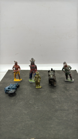 (6) Small Metal Figures